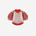 Bubble Knit Romper: 6-12