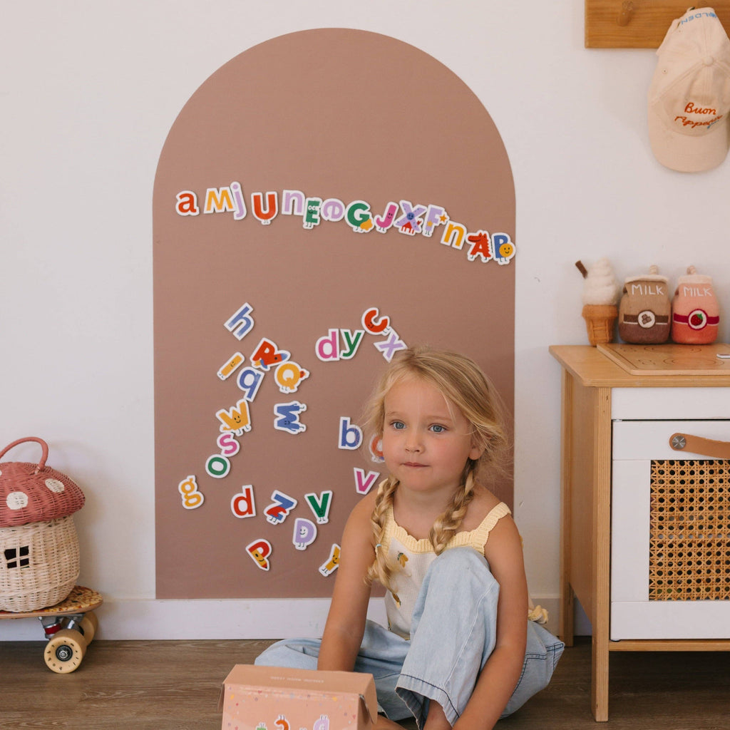 Magnetic Playwall™ | Renter-Friendly Magnetic Wall Decal: Lavender