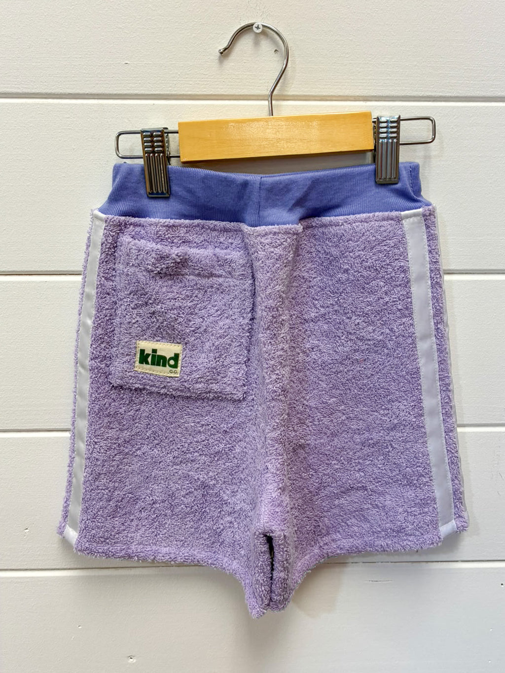Kind Clothes Club Lilac Terry Shorts | Size 3