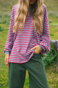 Nautical Long Sleeve - Cherry