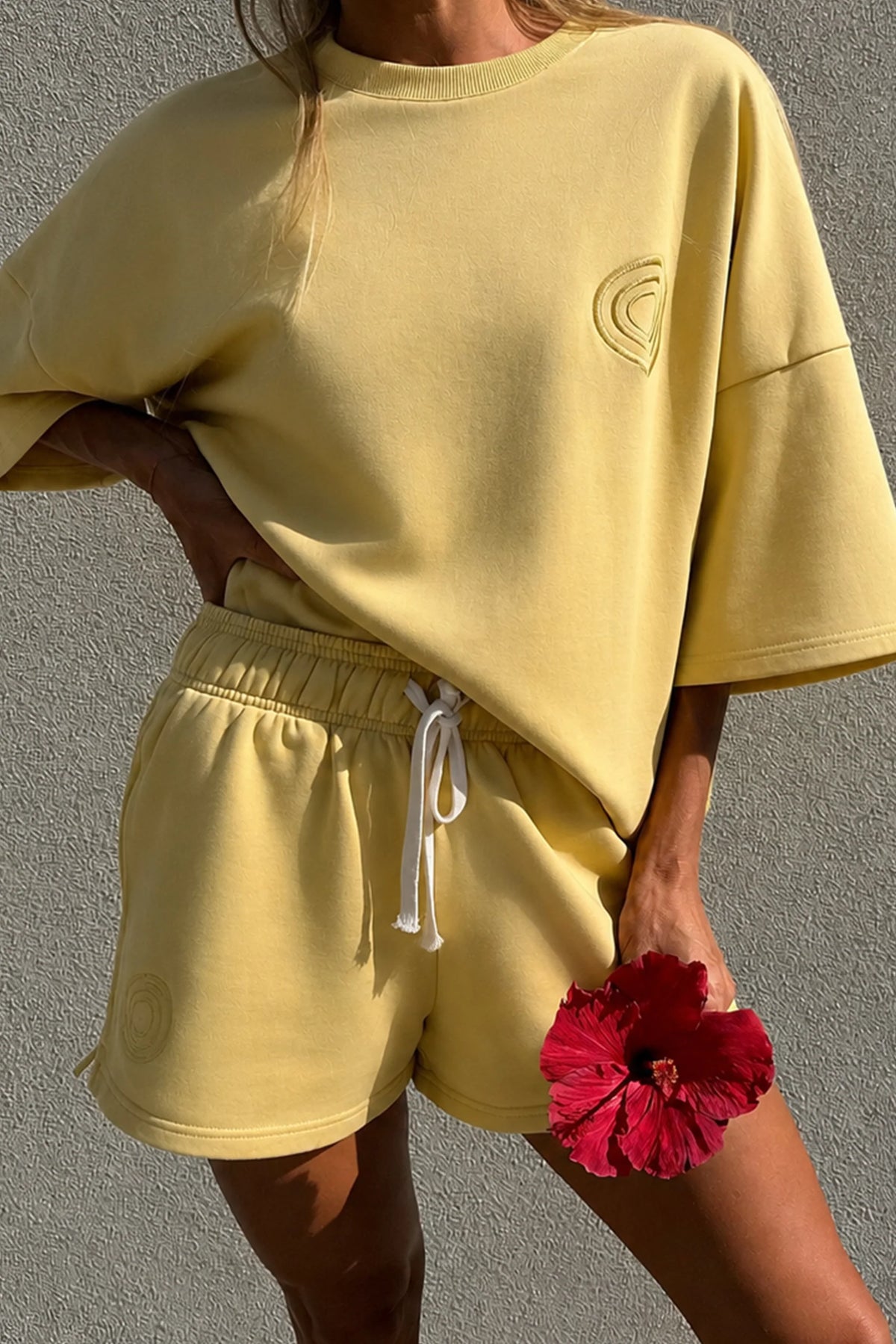 Basic Midweight Tee - Light Mustard