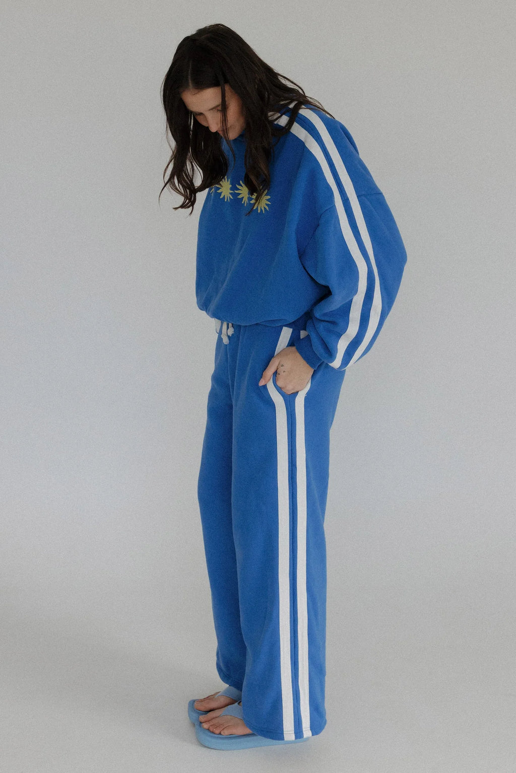 Cloud Starburst Sweatpants - Blue