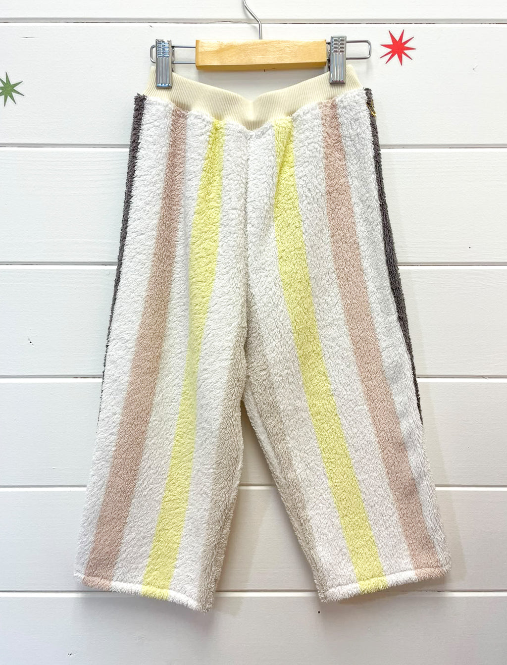 Sandy Stripe Terry Pants | Size 4