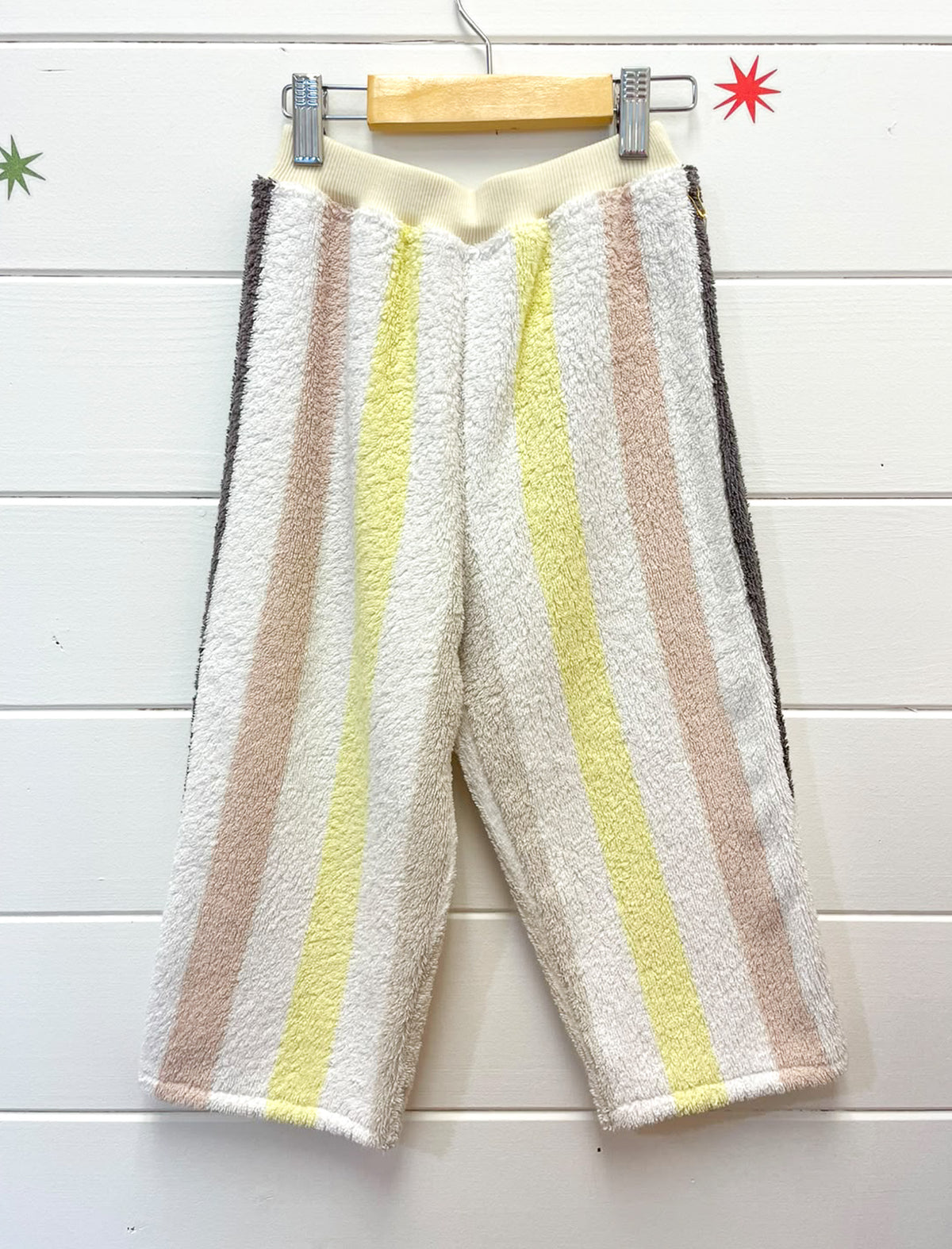 Sandy Stripe Terry Pants | Size 4
