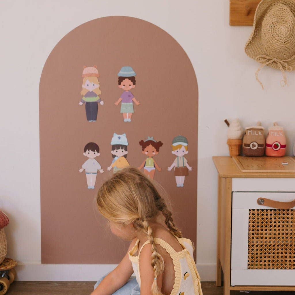 Dress Me Up Magnet Set | Mix & Match Magnetic Dolls for Kids