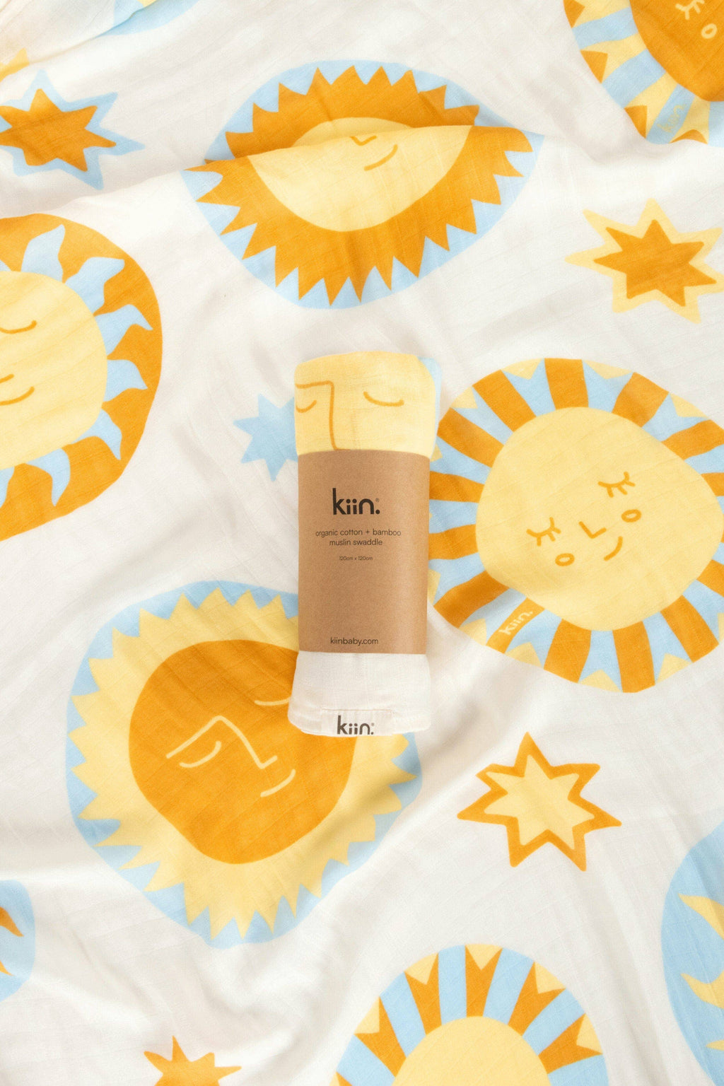 Organic Muslin Swaddle - Sunny Day: Sunny Day