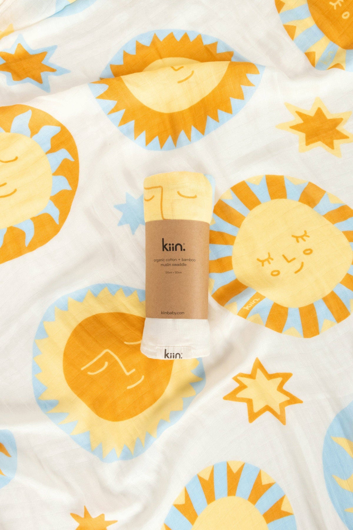Organic Muslin Swaddle - Sunny Day: Sunny Day