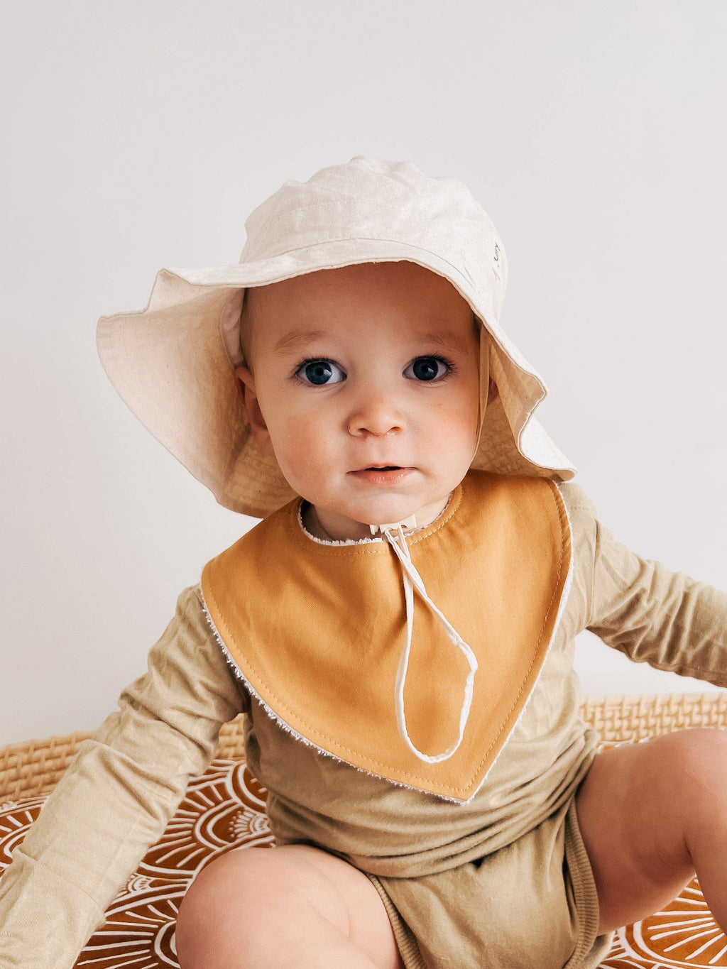 Cotton Sun Hat: Peony / Small