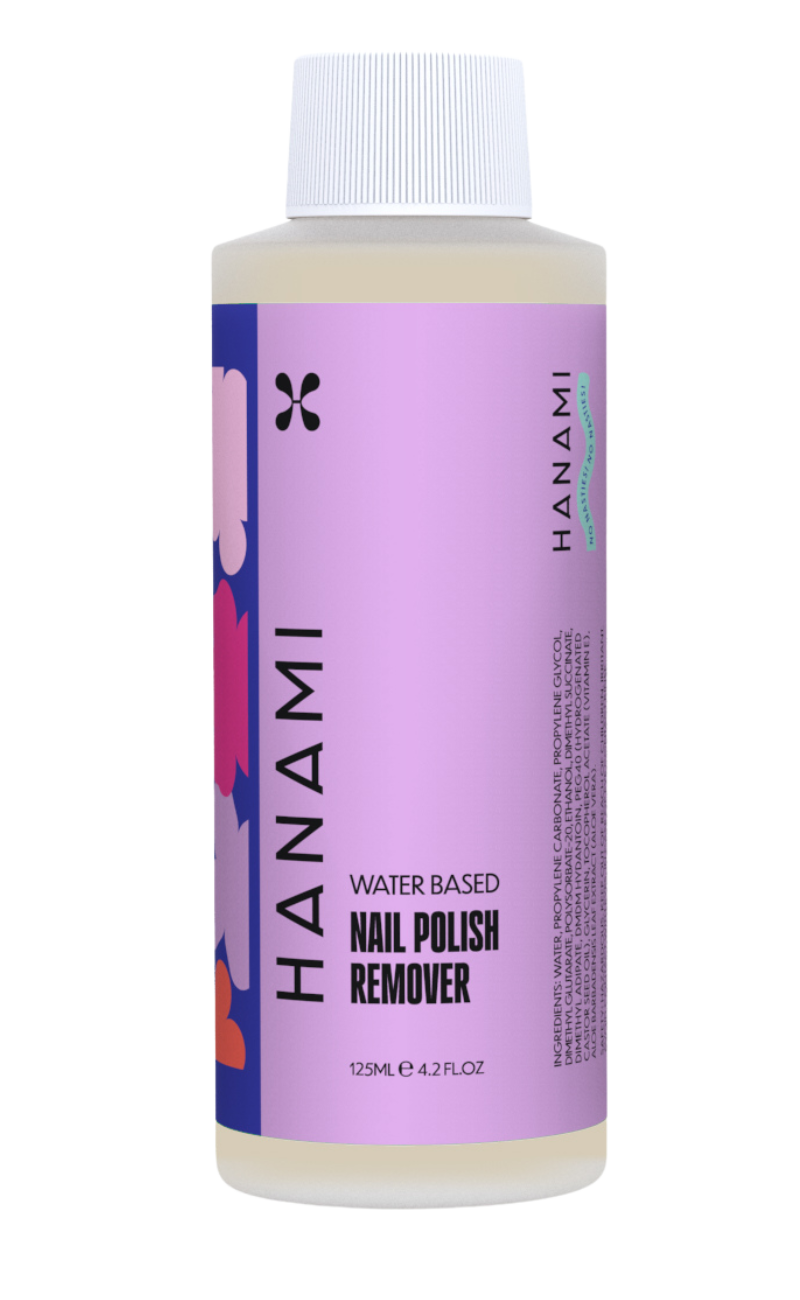 Hanami Water Based Nail Polish Remover - 125ml