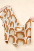 Organic Cotton Knitted Blanket: Rainbow