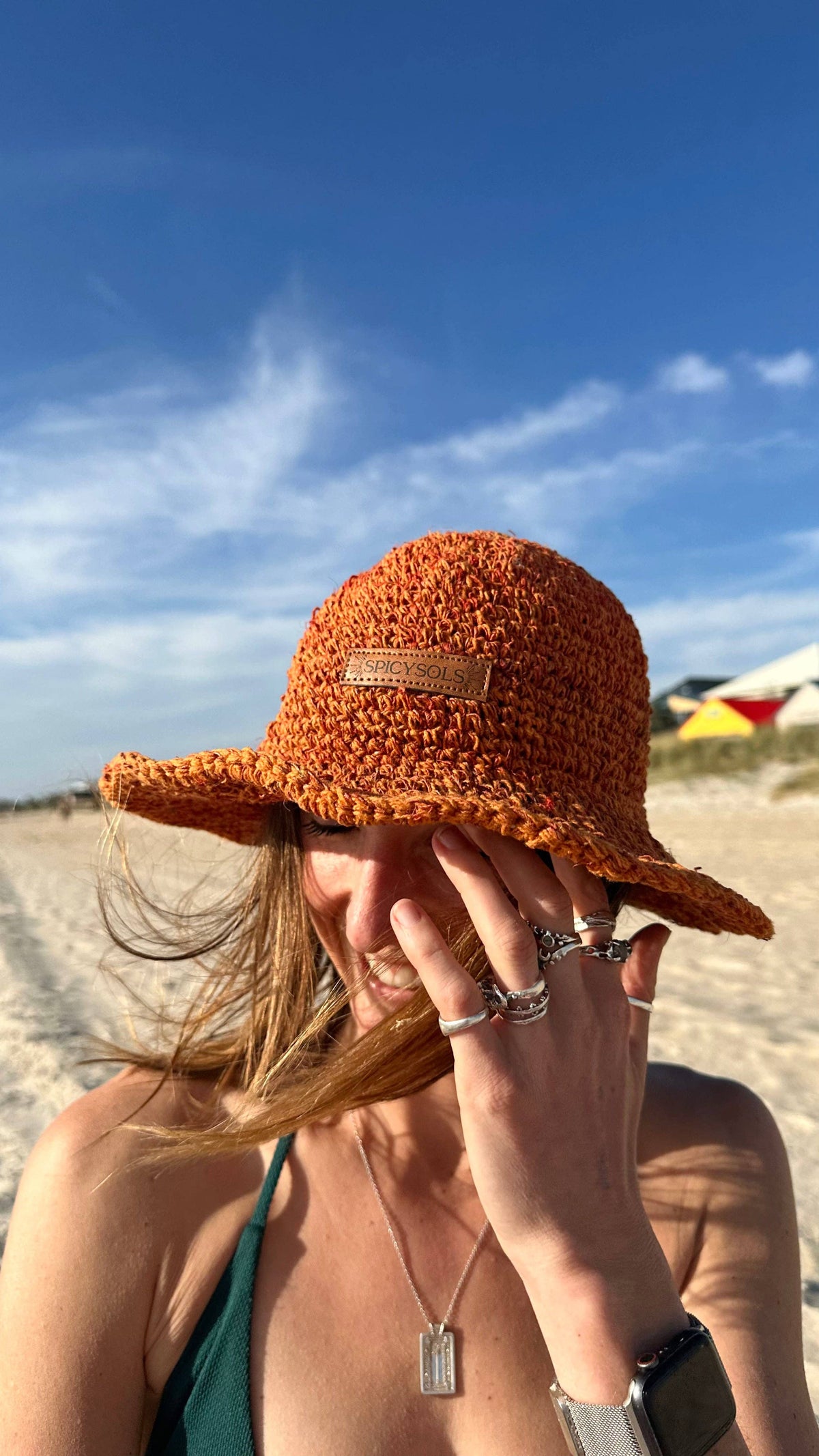 Hemp Hat - Burnt Orange