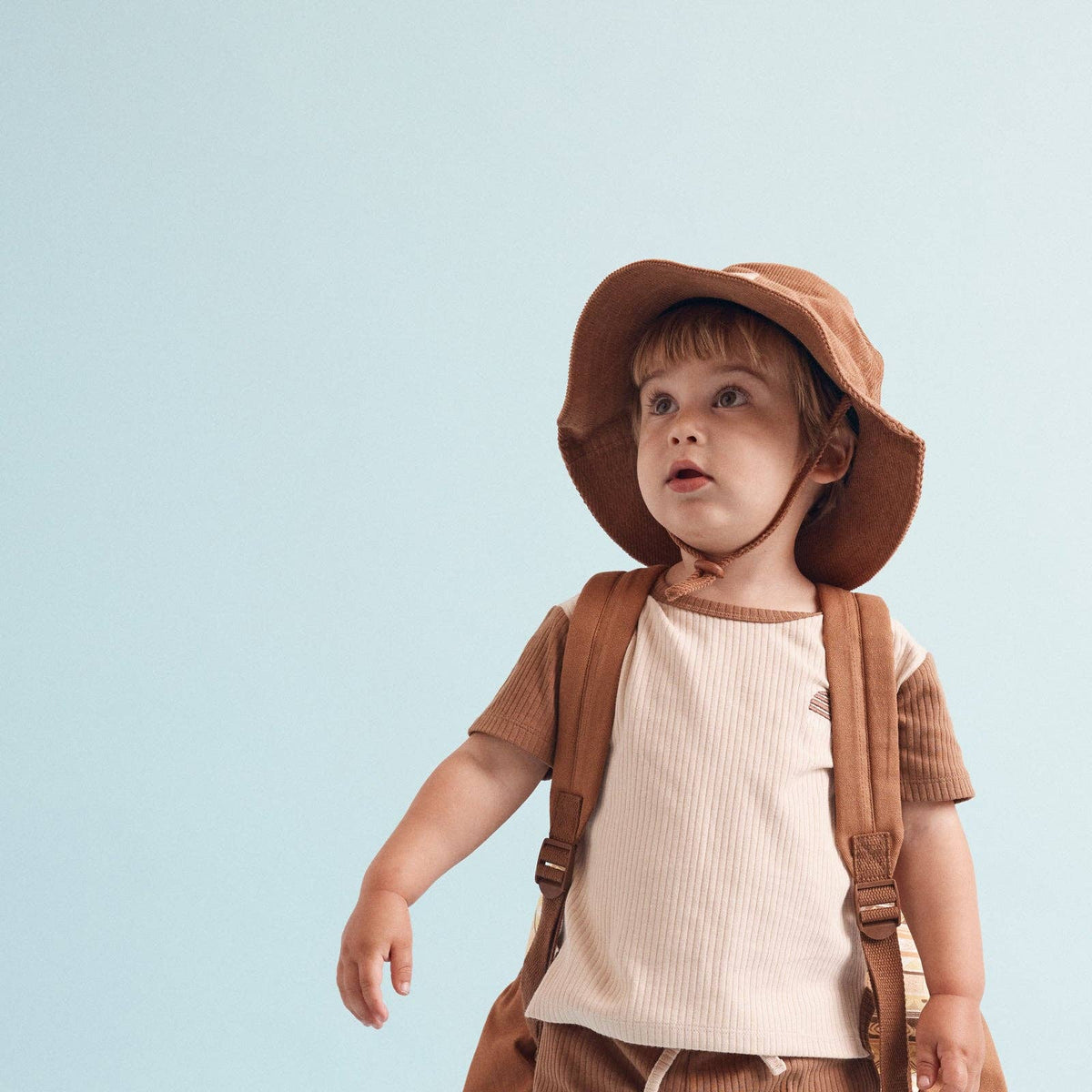Rad Kid Cord Bucket Hat - Tan: TODDLER