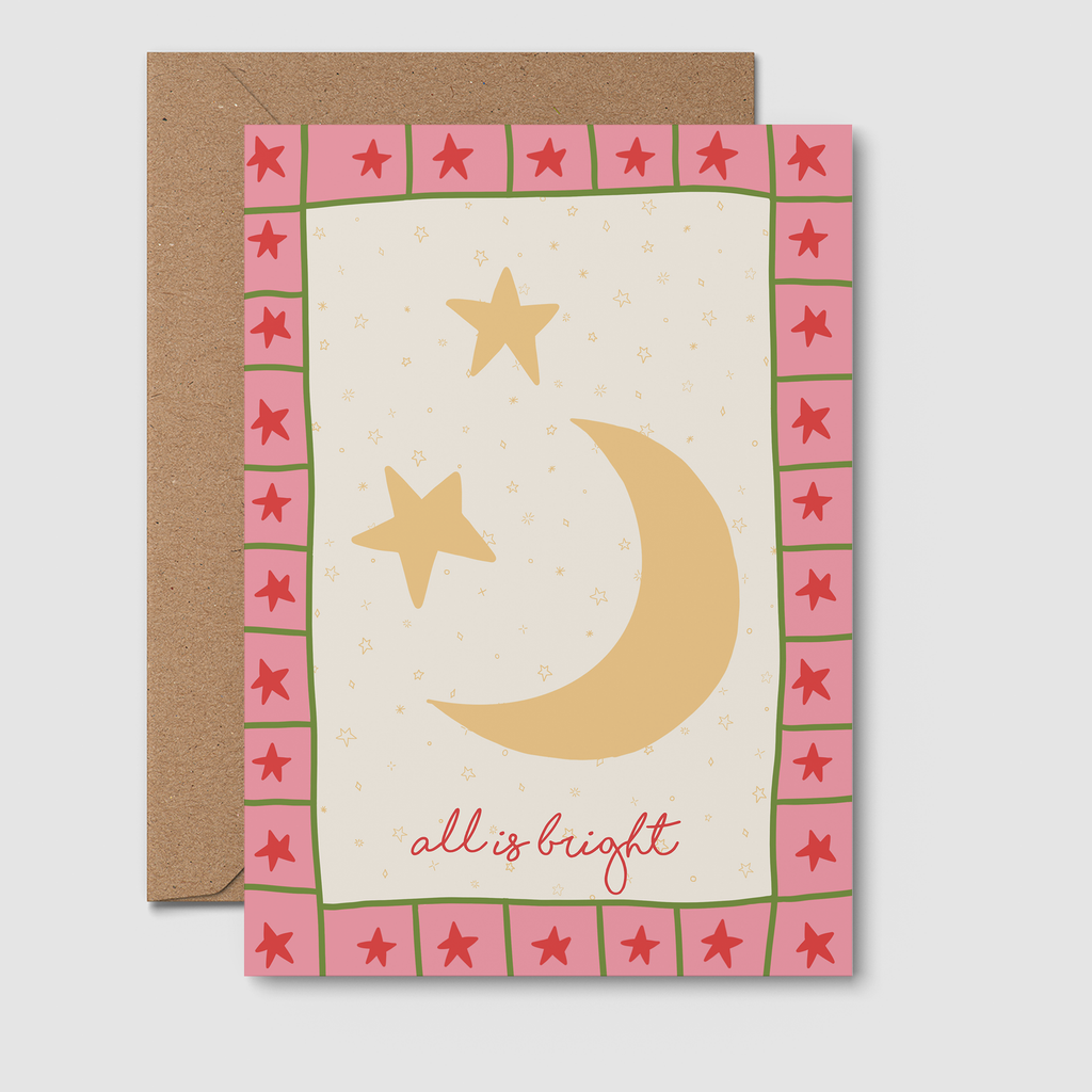 All Is Bright | Christmas Greeting Card