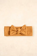 Bamboo Stretch Bow Headband - Caramel