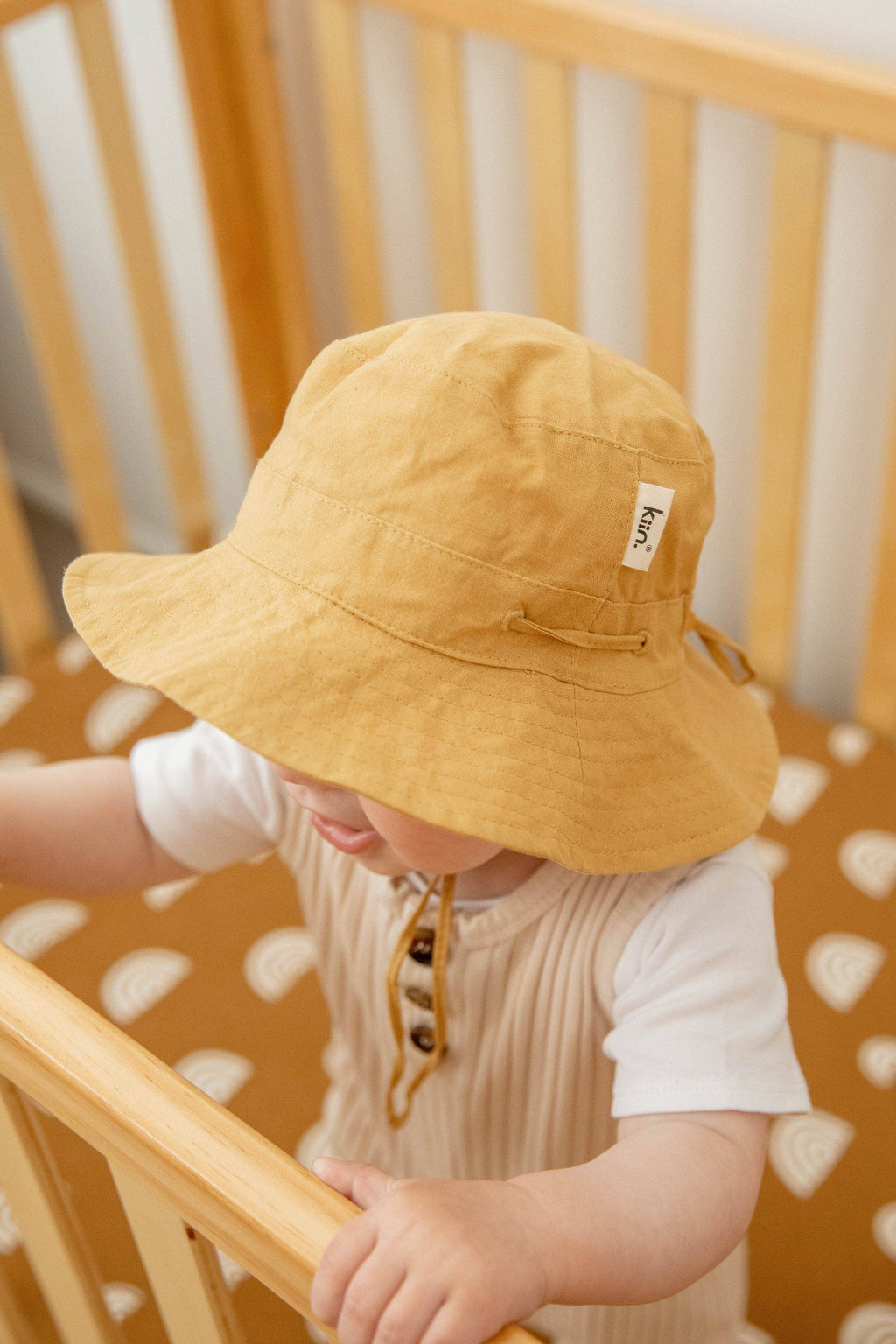 Cotton Sun Hat: Lilac / Small