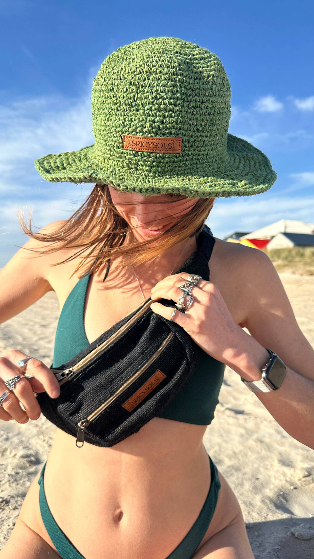 Hemp Hat - Moss Green