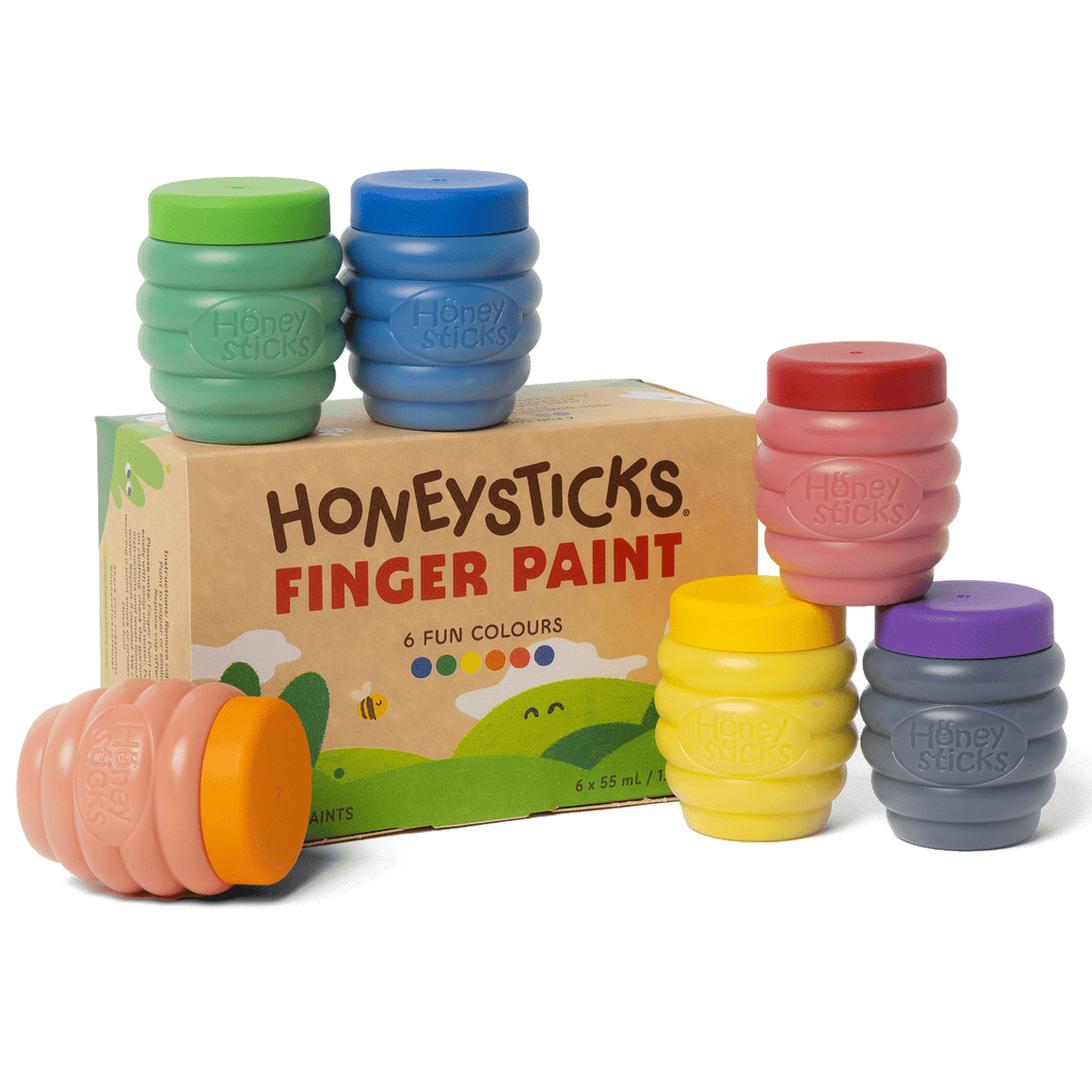 Honeysticks Finger Paints 6pk 55ml