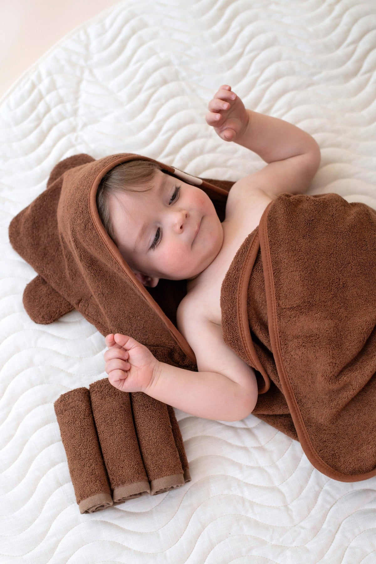 Hooded Towel: Buttercup