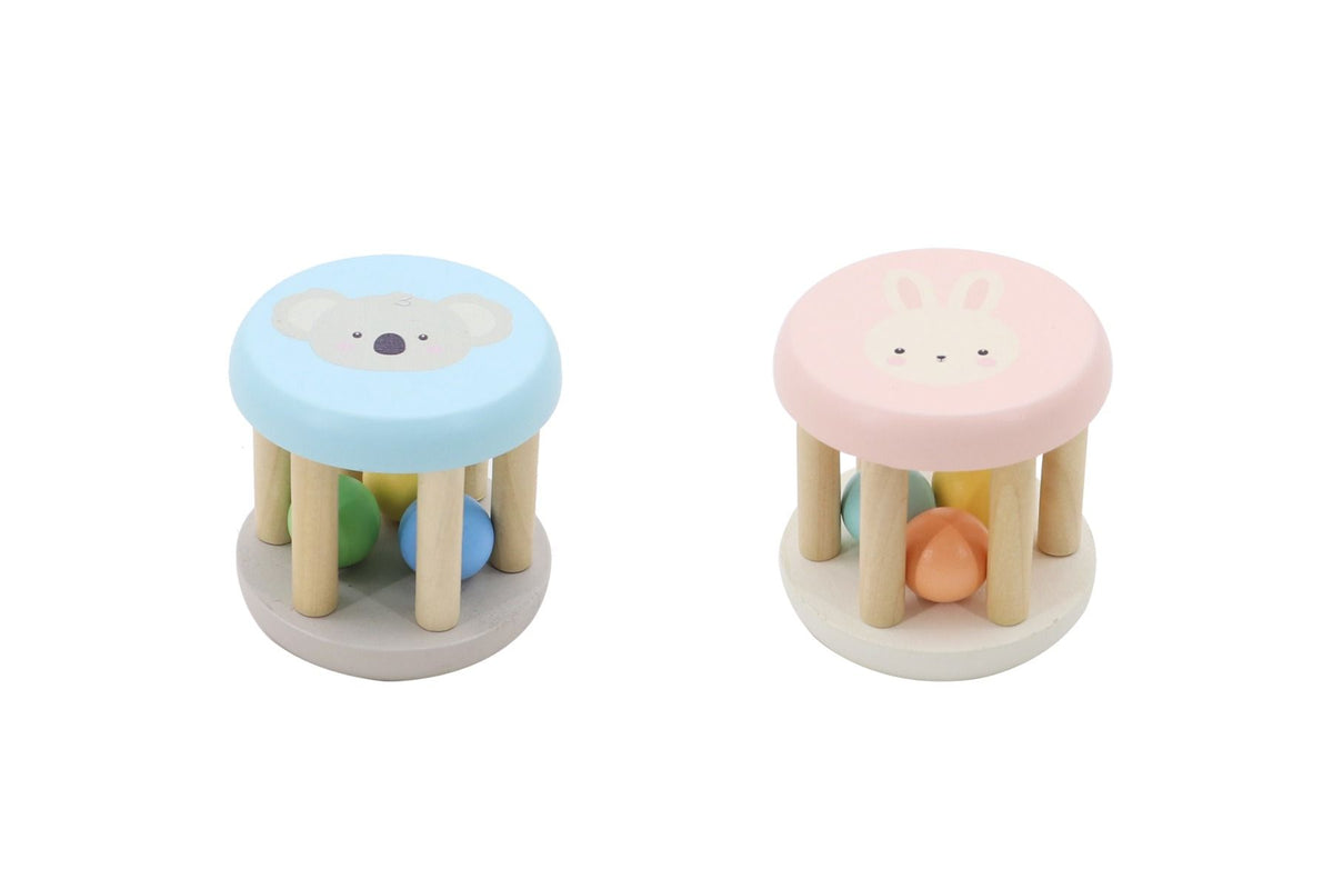 Wooden Koala & Bunny Rattle