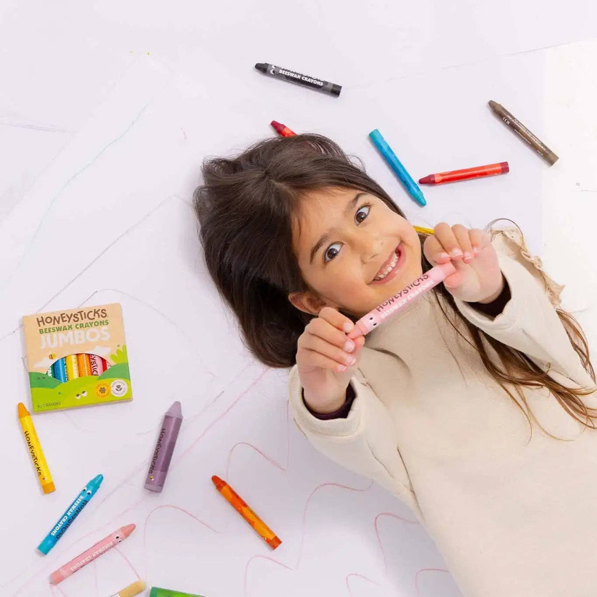 Honeysticks Beeswax Crayons Jumbos 12pk
