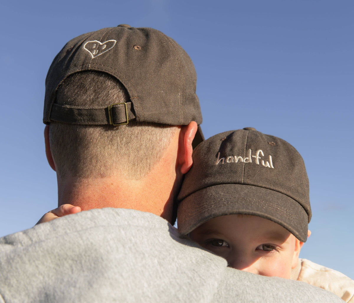 Heart Full Adults Cap: Cobalt/white