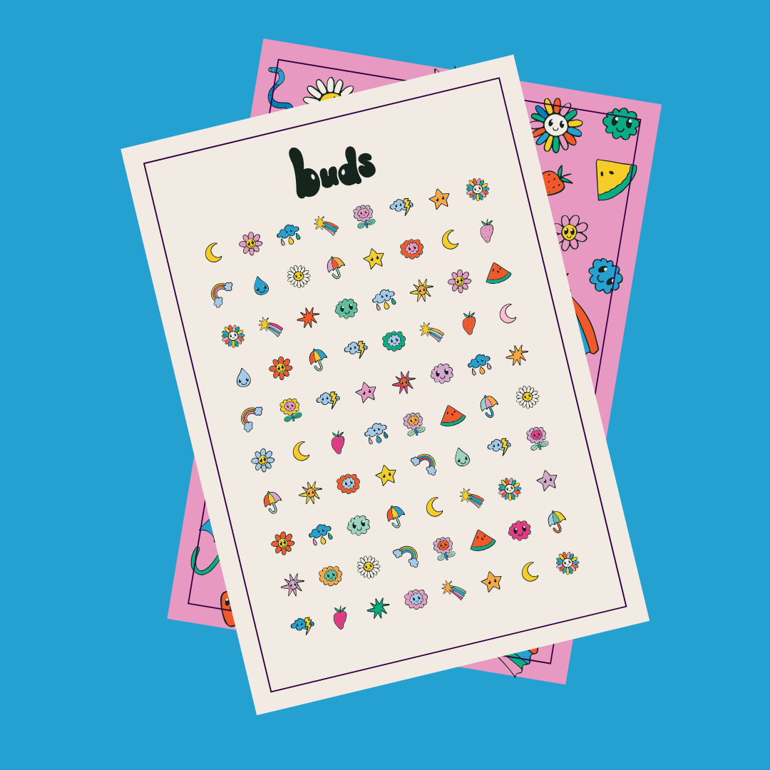 Hanami Buds Nail Stickers - Weather