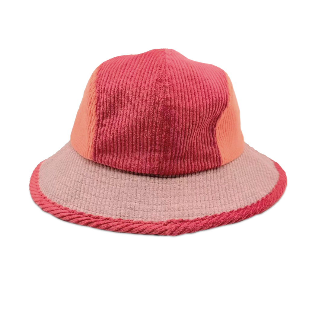 Rad Kid 5 Panel Spliced Bucket Hat - Berry Nice: KIDS