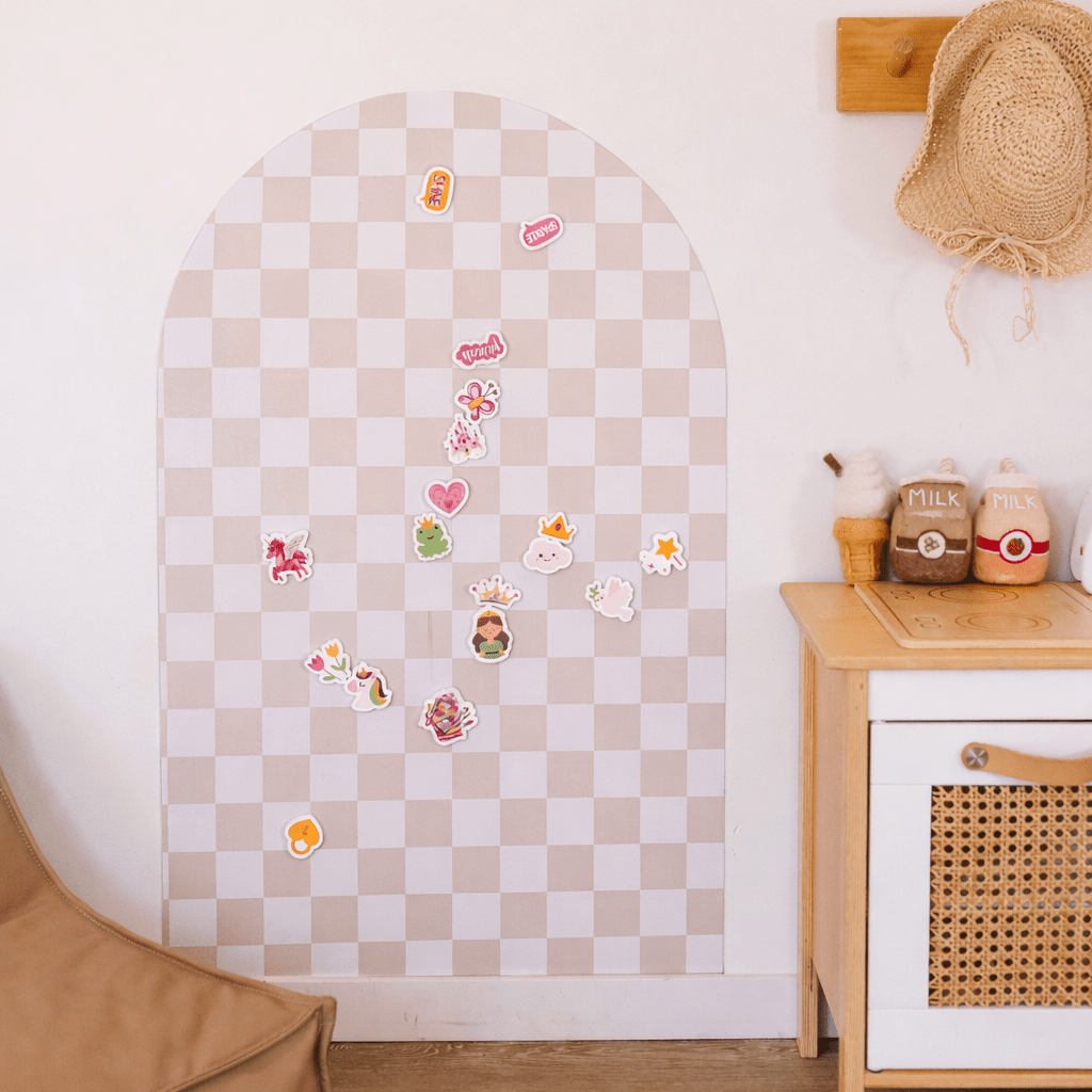 Magnetic Playwall™ | Renter-Friendly Magnetic Wall Decal: Lavender