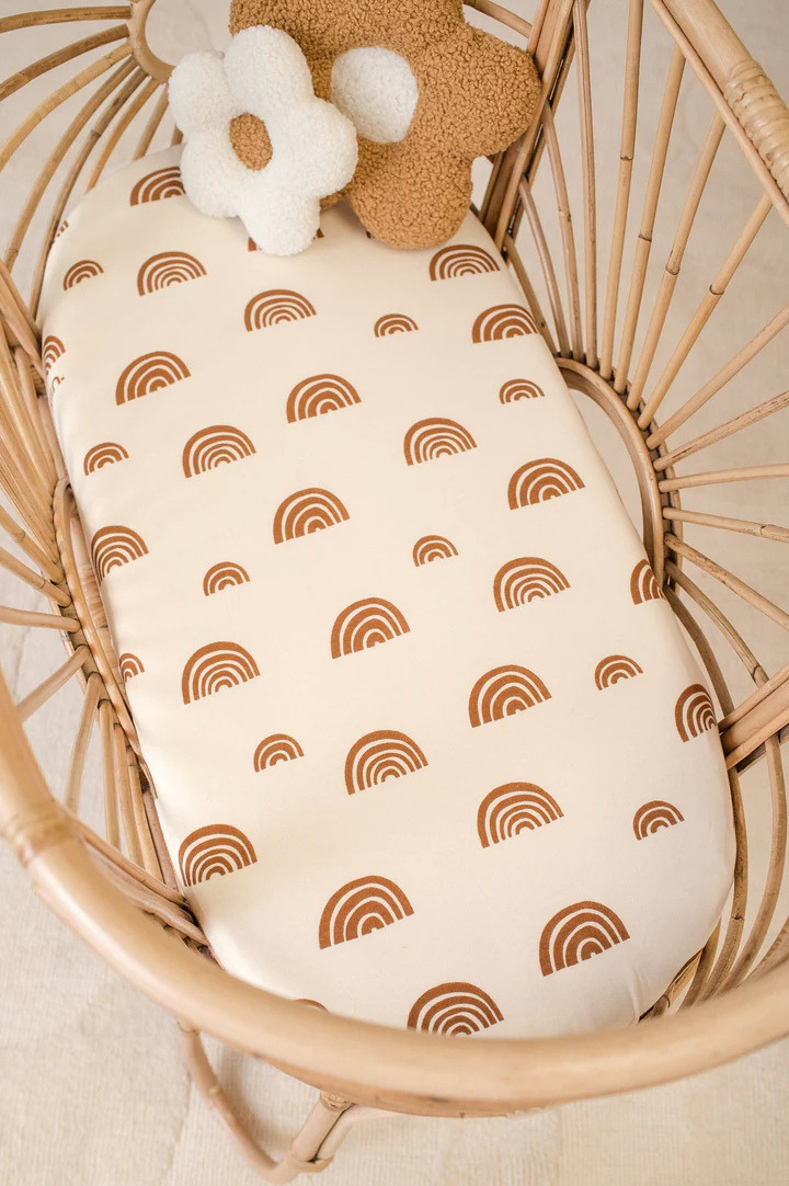 Bassinet/Co Sleeper Organic Sheet: Caramel