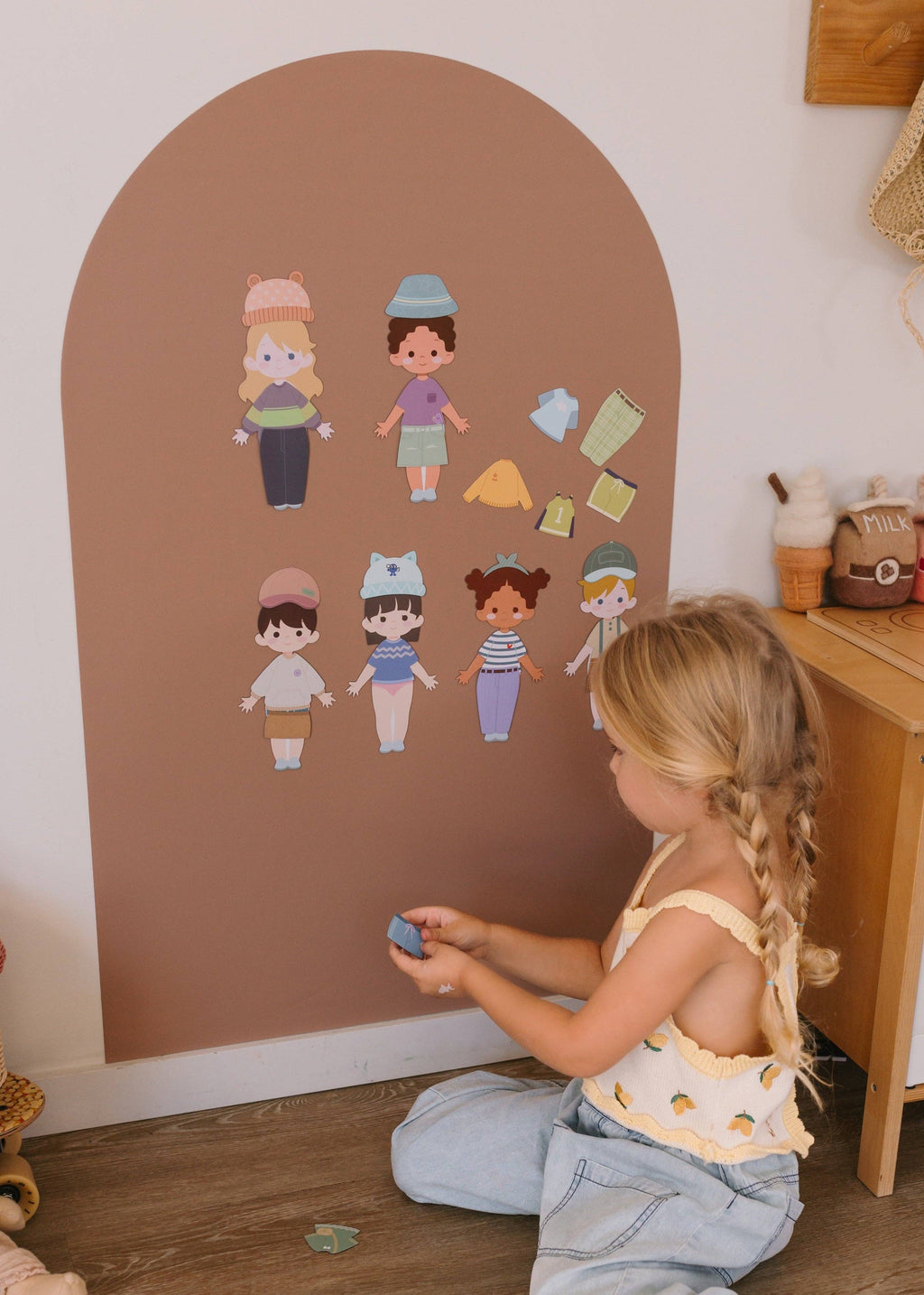 Dress Me Up Magnet Set | Mix & Match Magnetic Dolls for Kids