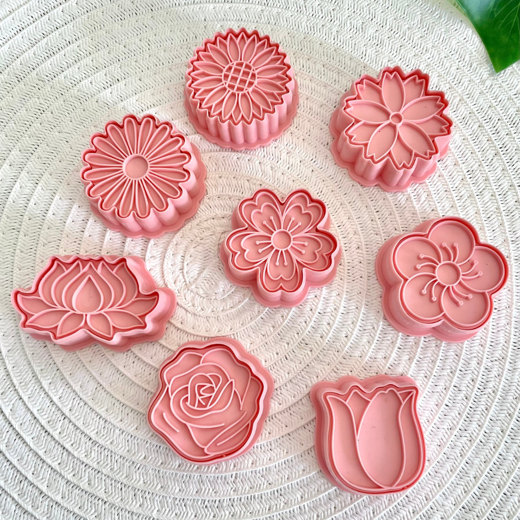 Flowers - Cutters and Stamps Set (w/s)
