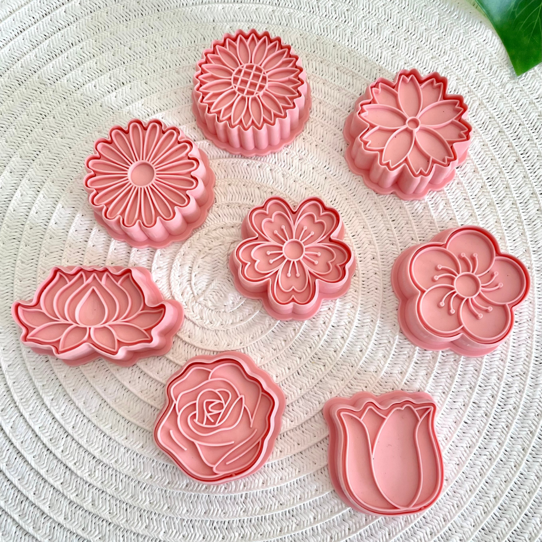 Flowers - Cutters and Stamps Set (w/s)