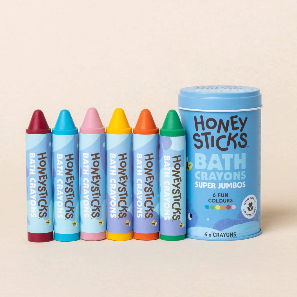 Honeysticks Bath Crayons Super Jumbos 6pk