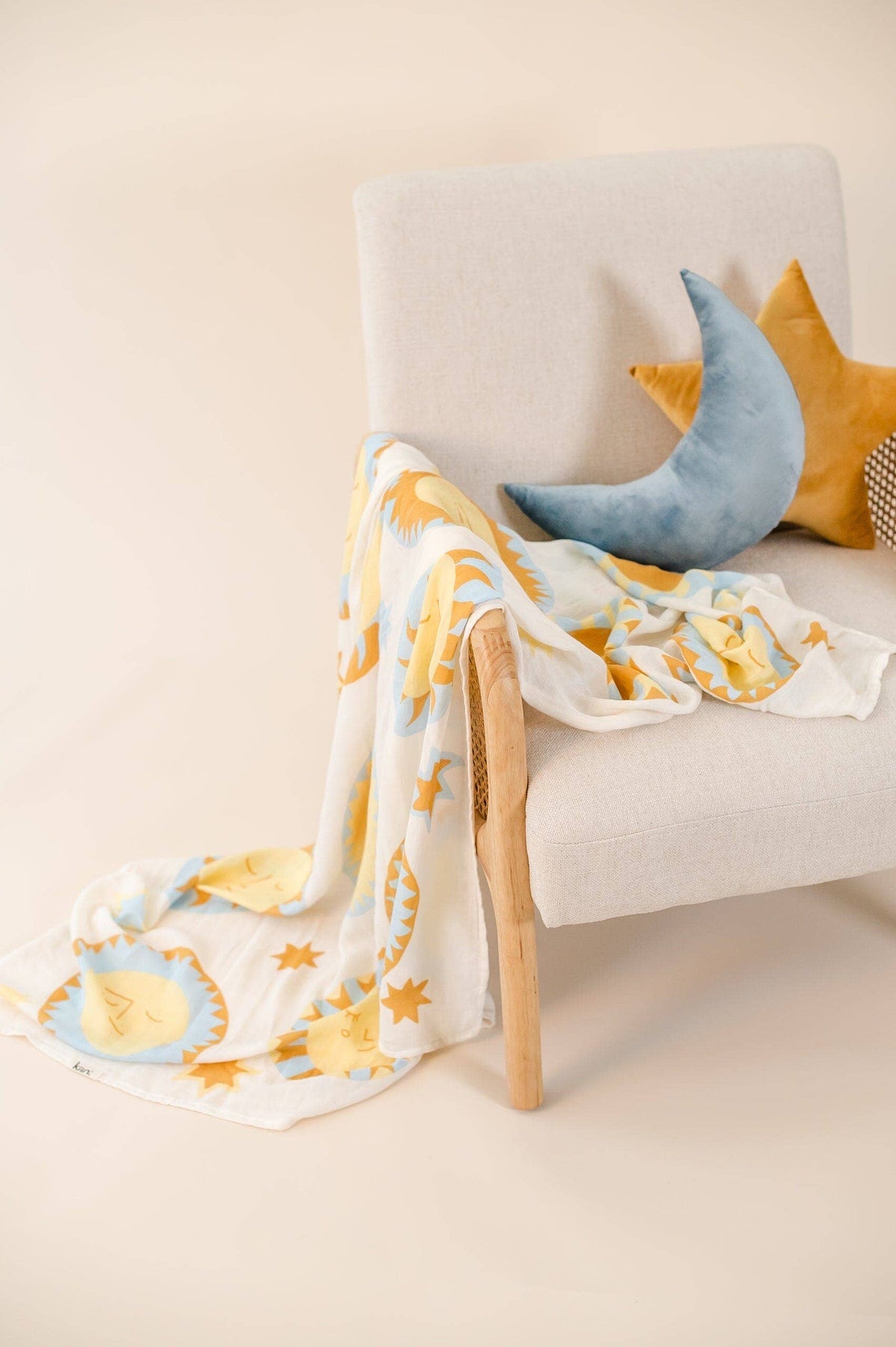 Organic Muslin Swaddle - Sunny Day: Sunny Day
