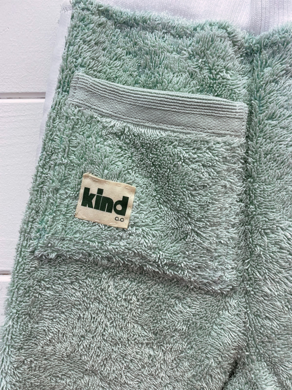Sea Foam Terry Pants | Size 5