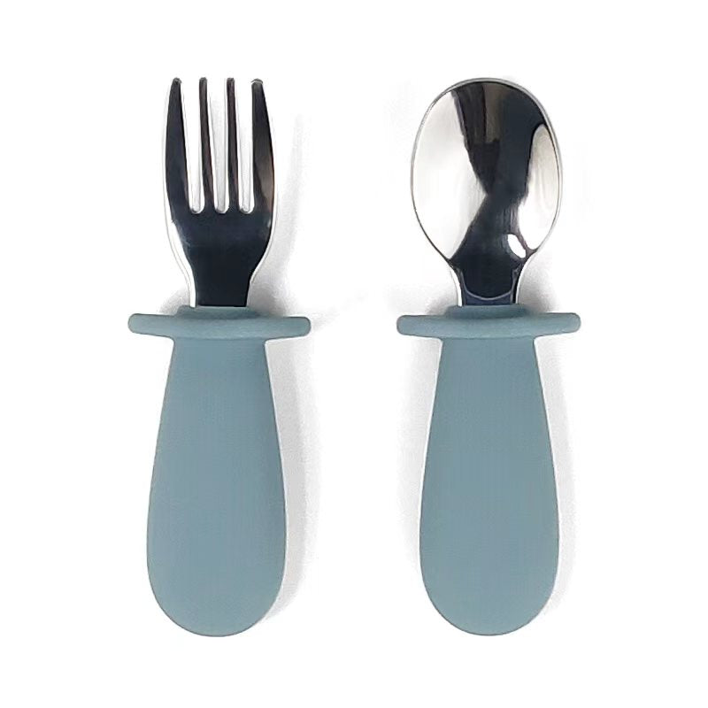 Lookbub Bubs Fork & Spoon Set - Ether