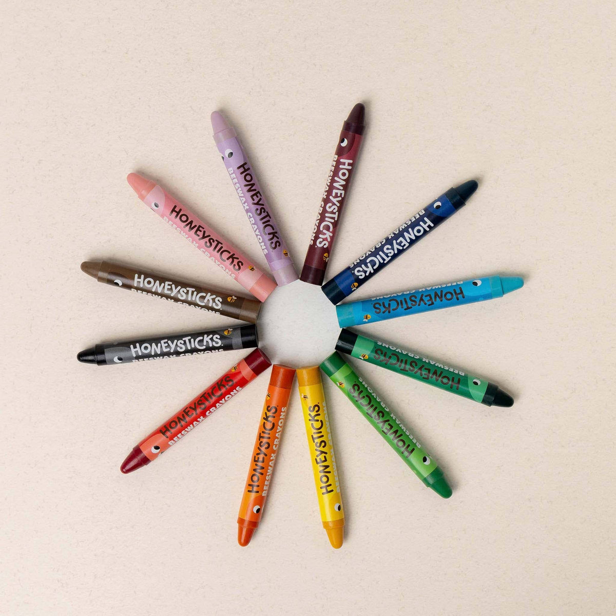 Honeysticks Beeswax Crayons Jumbos 12pk