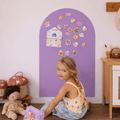 Magnetic Playwall™ | Renter-Friendly Magnetic Wall Decal: Lavender