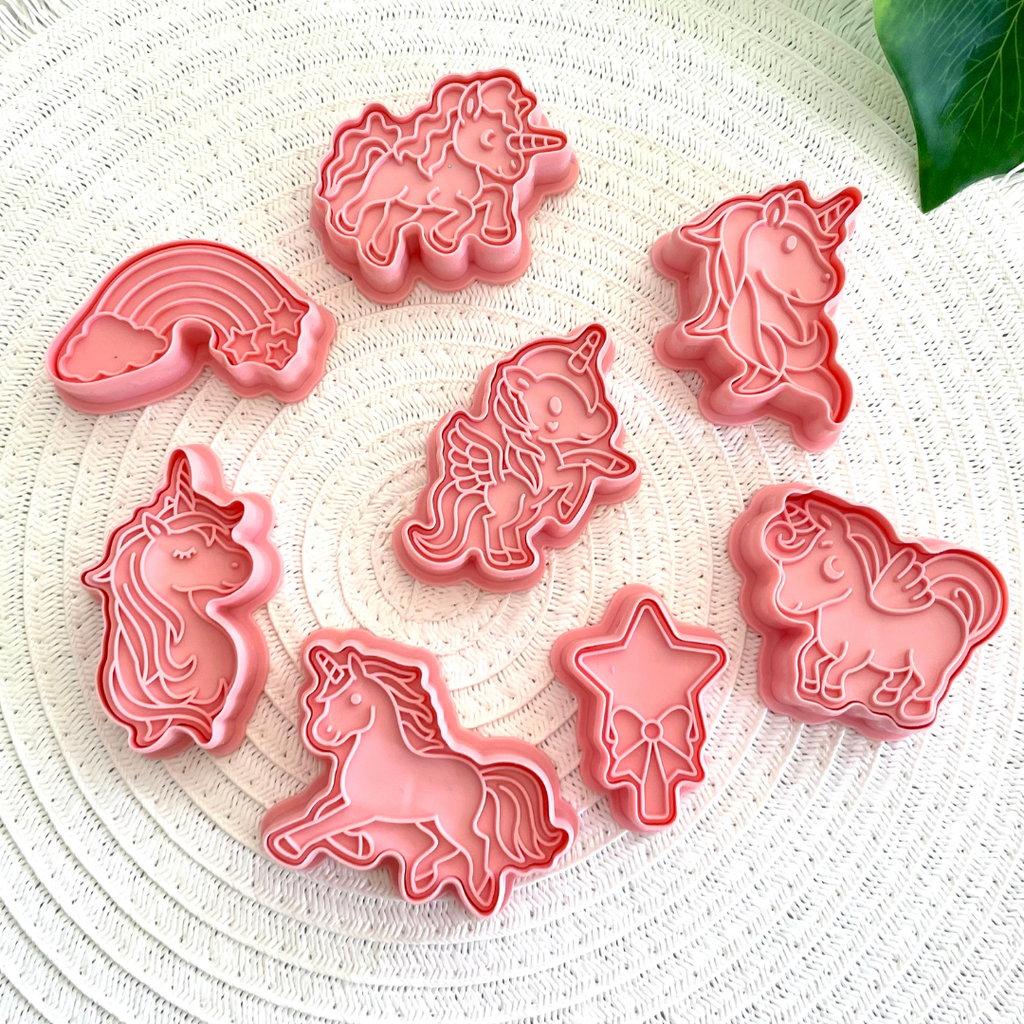 Unicorns - Cutters and Stamps Set (w/s)
