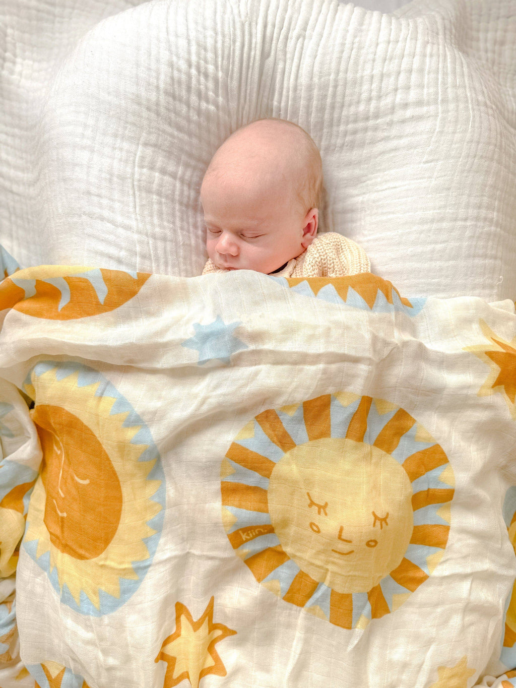 Organic Muslin Swaddle - Sunny Day: Sunny Day