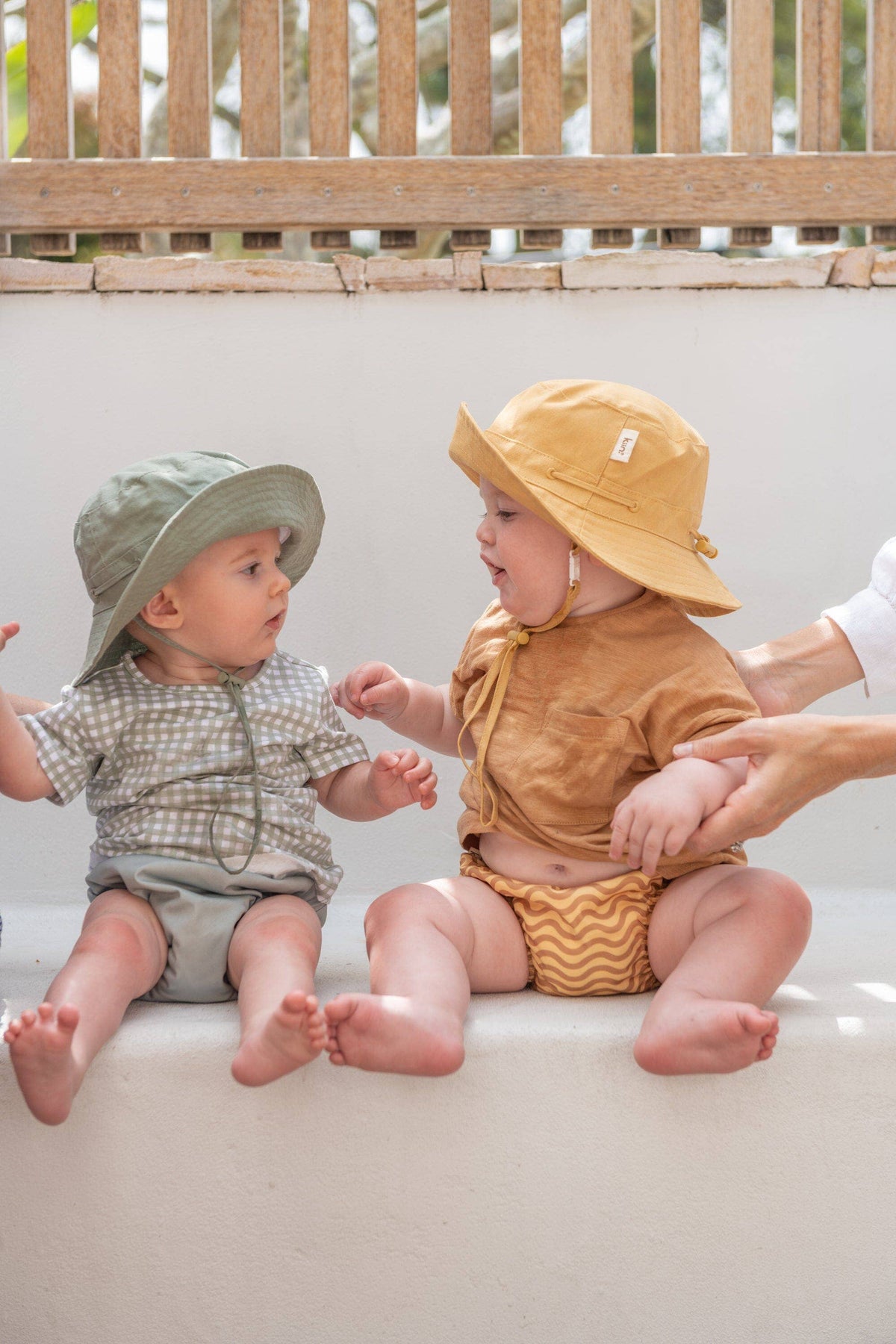 Cotton Sun Hat: Toffee / Small