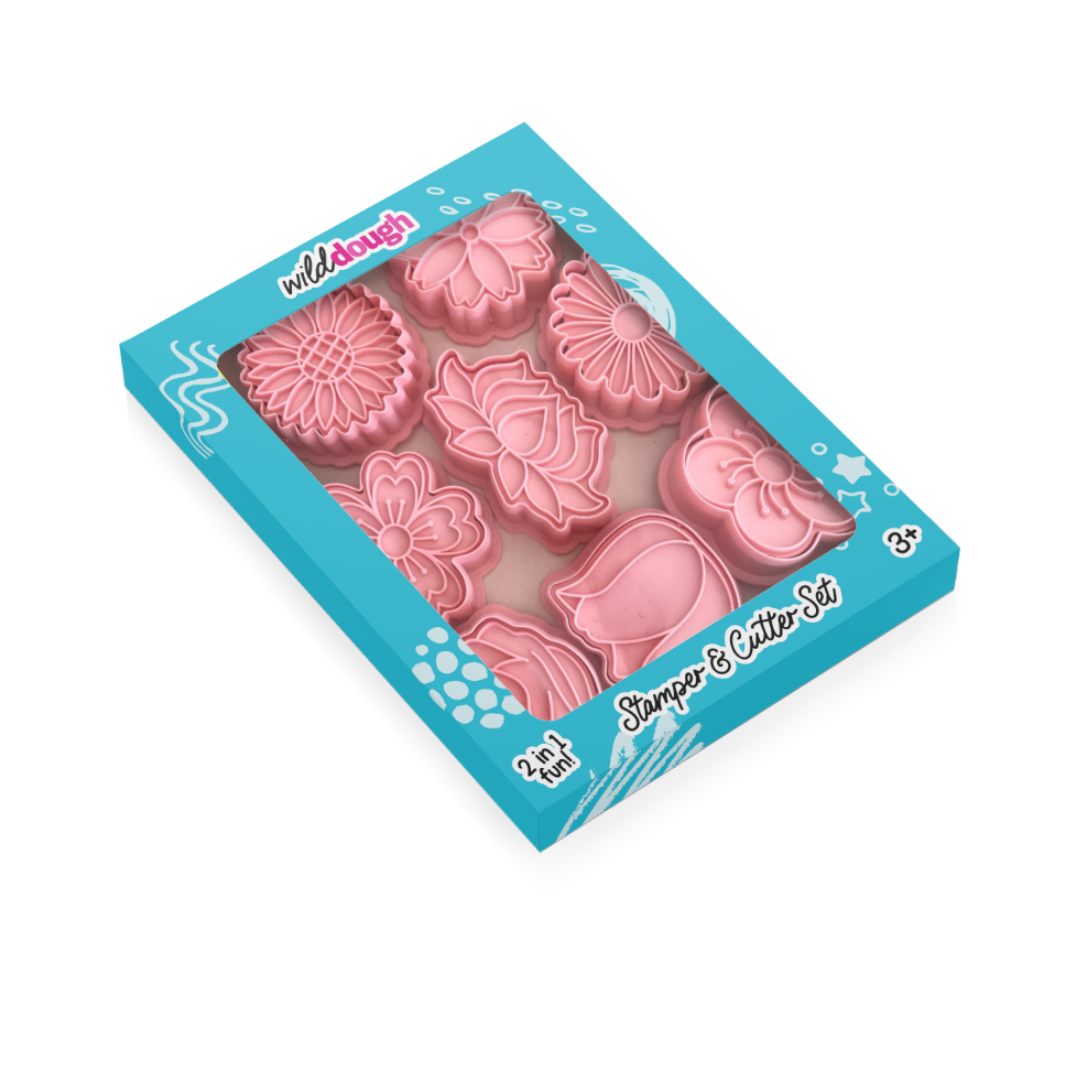 Flowers - Cutters and Stamps Set (w/s)