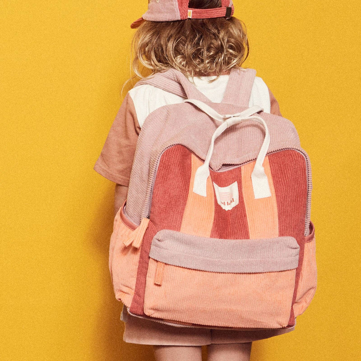 Corduroy Splice Eco Kids Backpack - Berry Nice