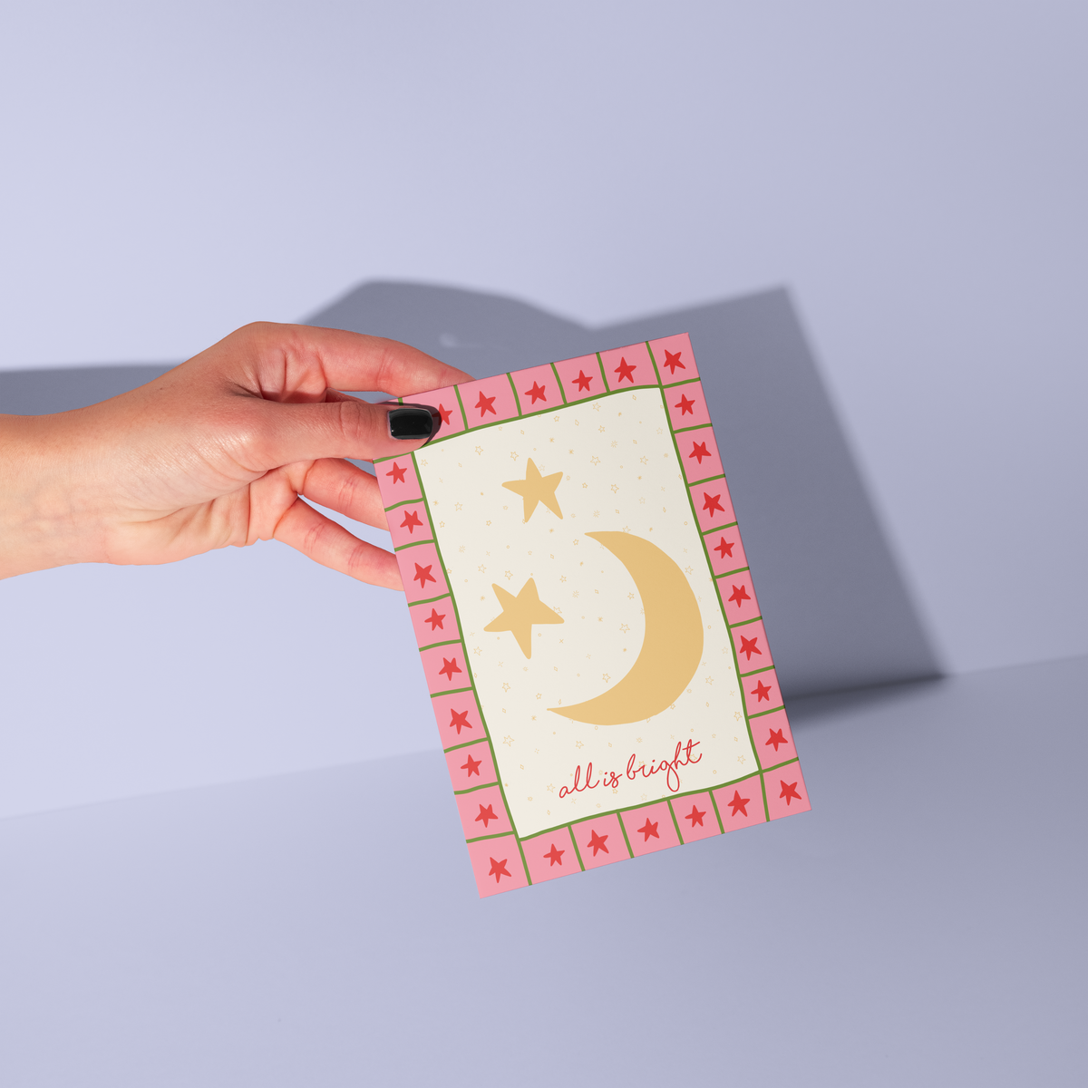 All Is Bright | Christmas Greeting Card