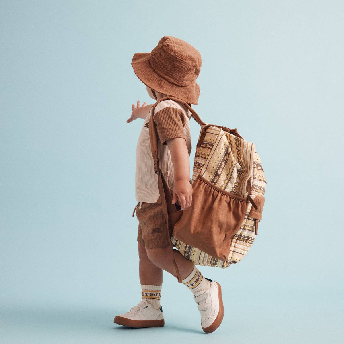 Rad Kid Cord Bucket Hat - Tan: TODDLER