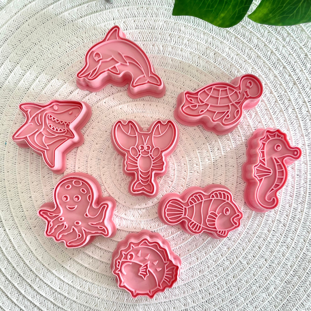 Sea Life - Cutters and Stamps Set (w/s)