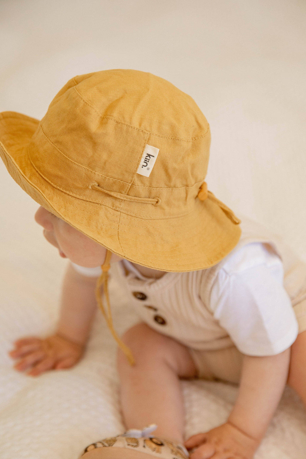 Cotton Sun Hat: Lilac / Small
