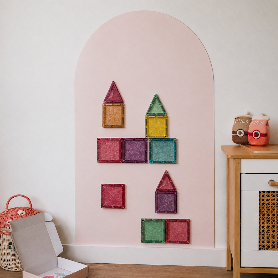 Magnetic Playwall™ | Renter-Friendly Magnetic Wall Decal: Rose