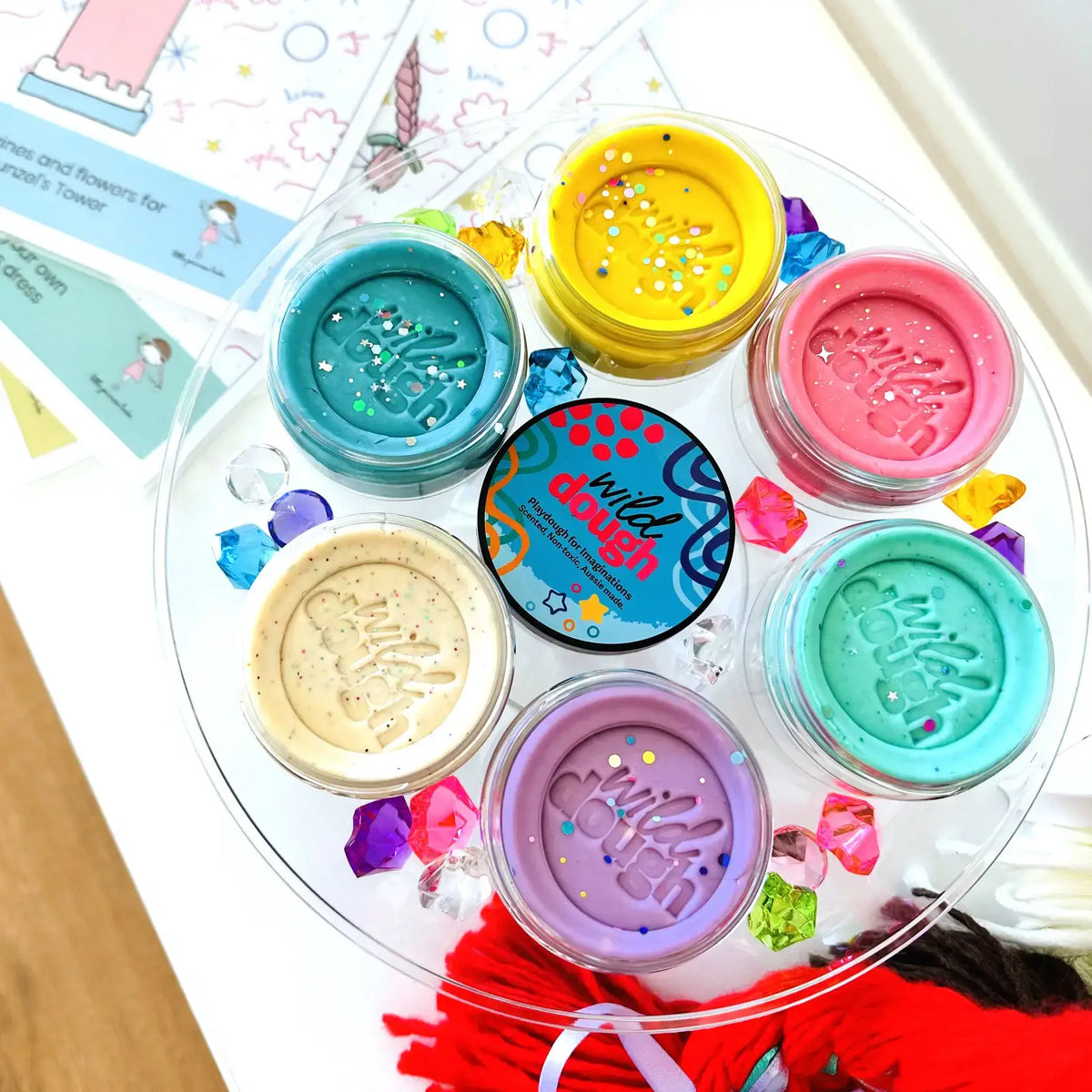 Ice Queen Playdough - Glitter (w/s)