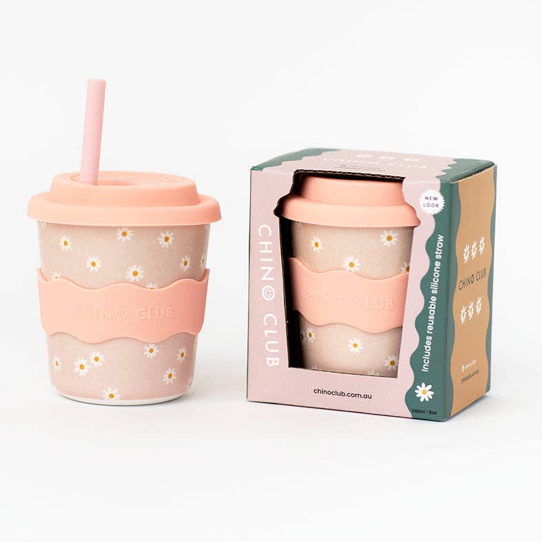 Pink Daisy Kids Keep Cup 8oz